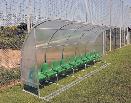 ART 1157 - 1158 - 1159 - 1160 - 1165 - 1167  COACH AND RESERVES SEMITRANSPARENT BENCH