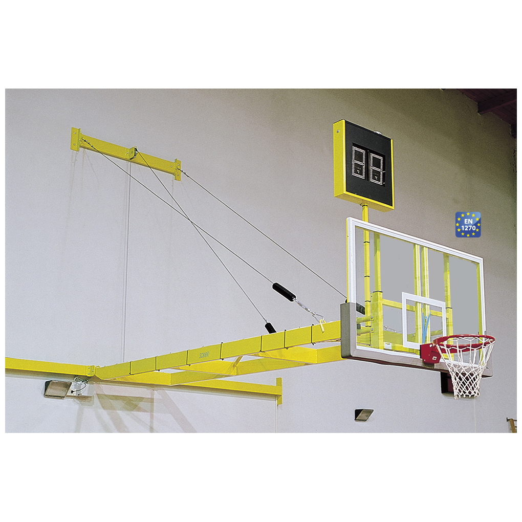 ART 2429 MOBILE BASKETBALL SYSTEM WALL MOUNTED
