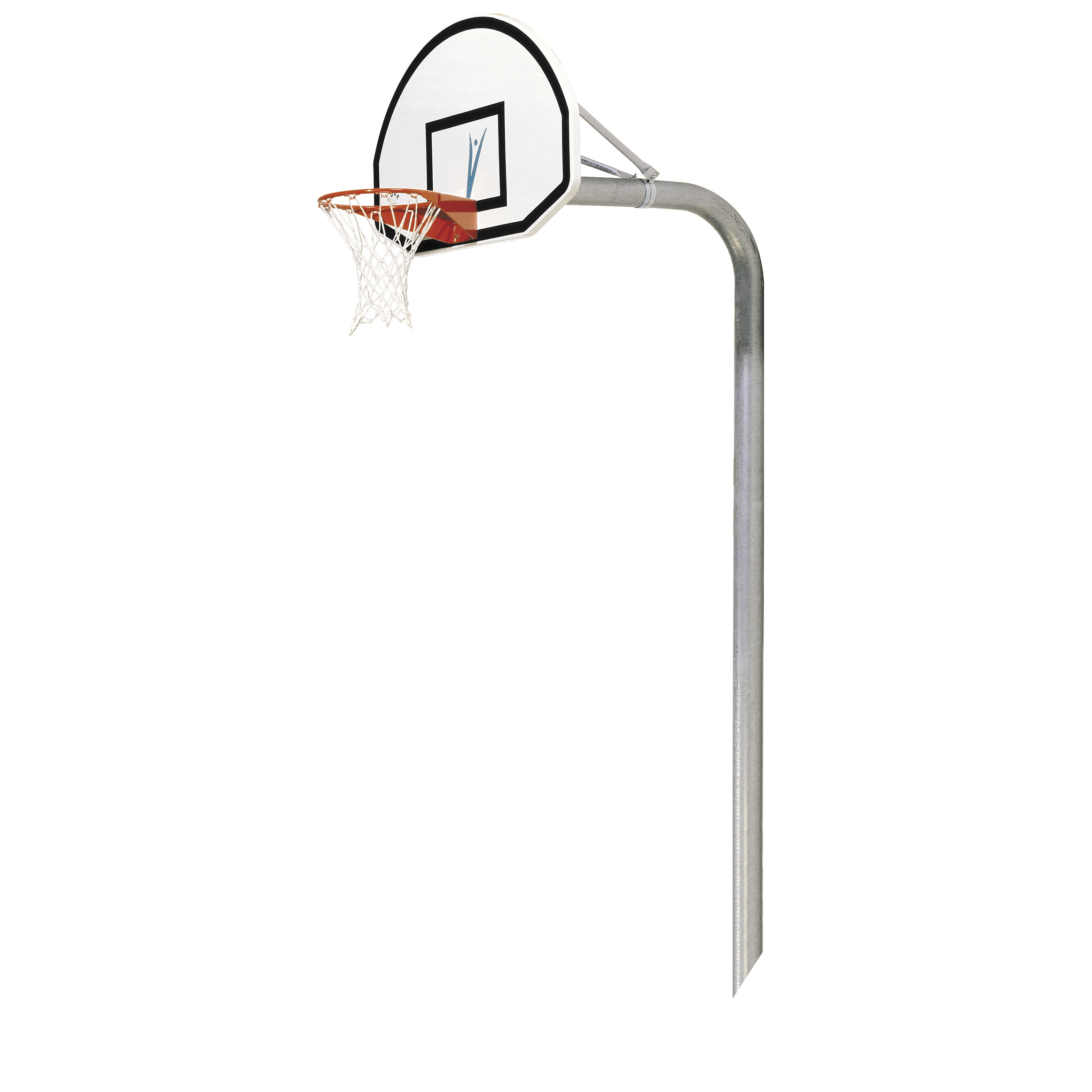 ART 2433 SINGLE GALVANIZED BASKETBALL SYSTEM PARK