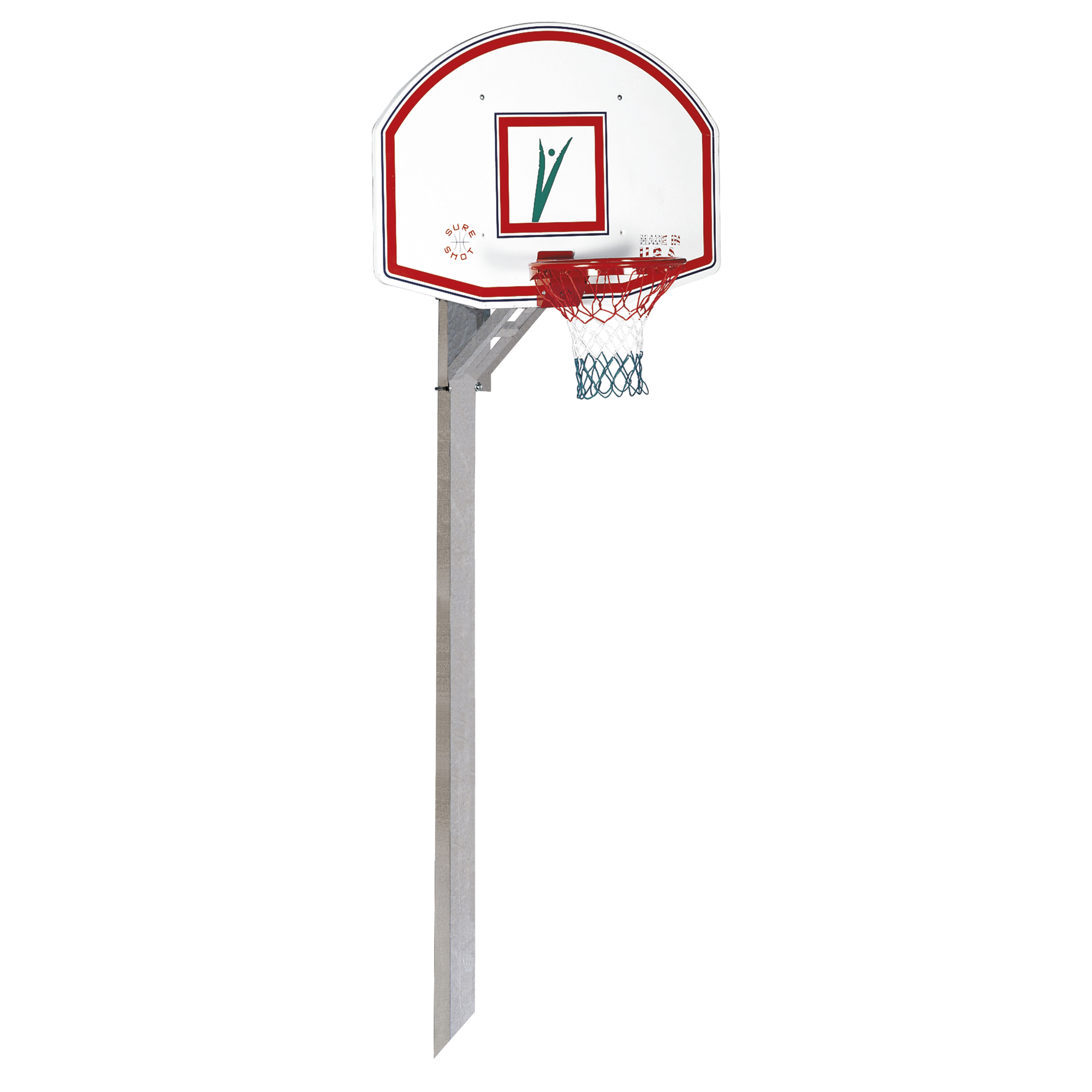 ART 2439  SINGLE MONOTUBE BASKETBALL-MINIBASKETBALL SYSTEM