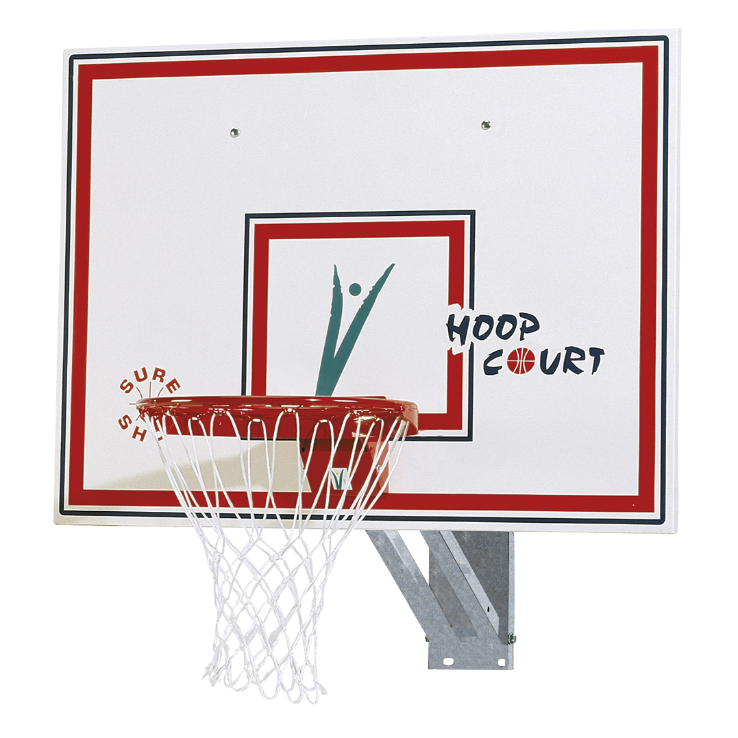ART 2491  SINGLE BASKETBALL-MINIBASKETBALL SYSTEM WALL-MOUNTED