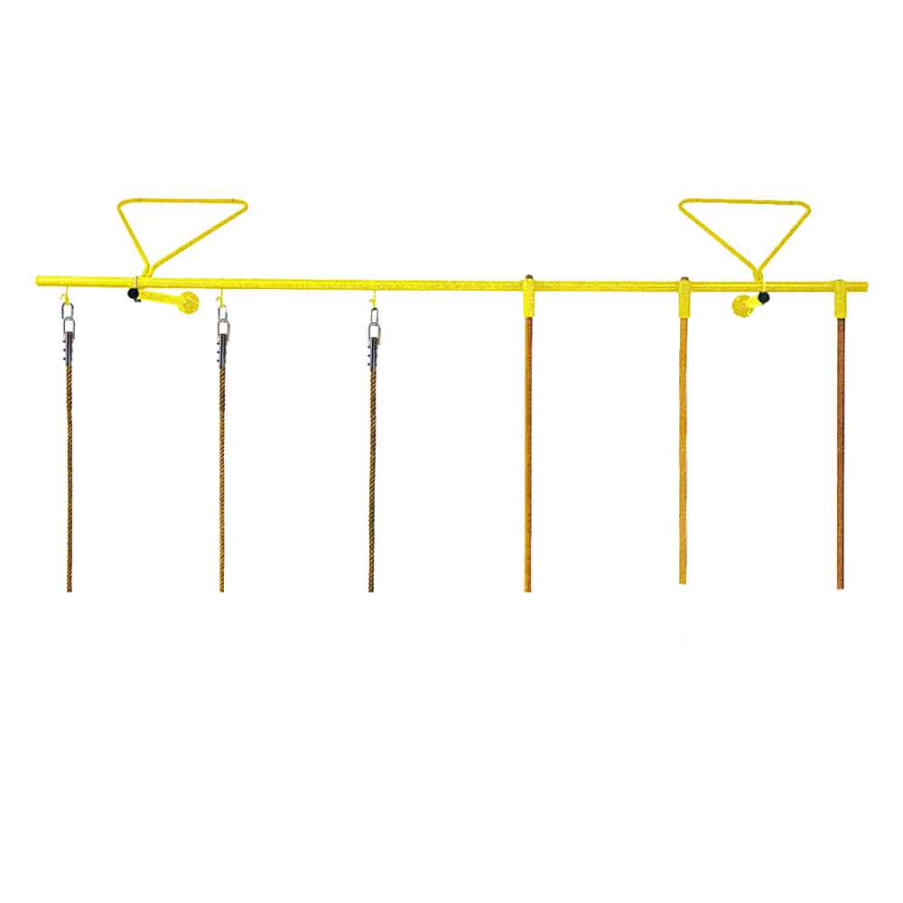 ART 5601 - 5602  CLIMB STAGE 3 ROPES 3 CLIMBING POLES