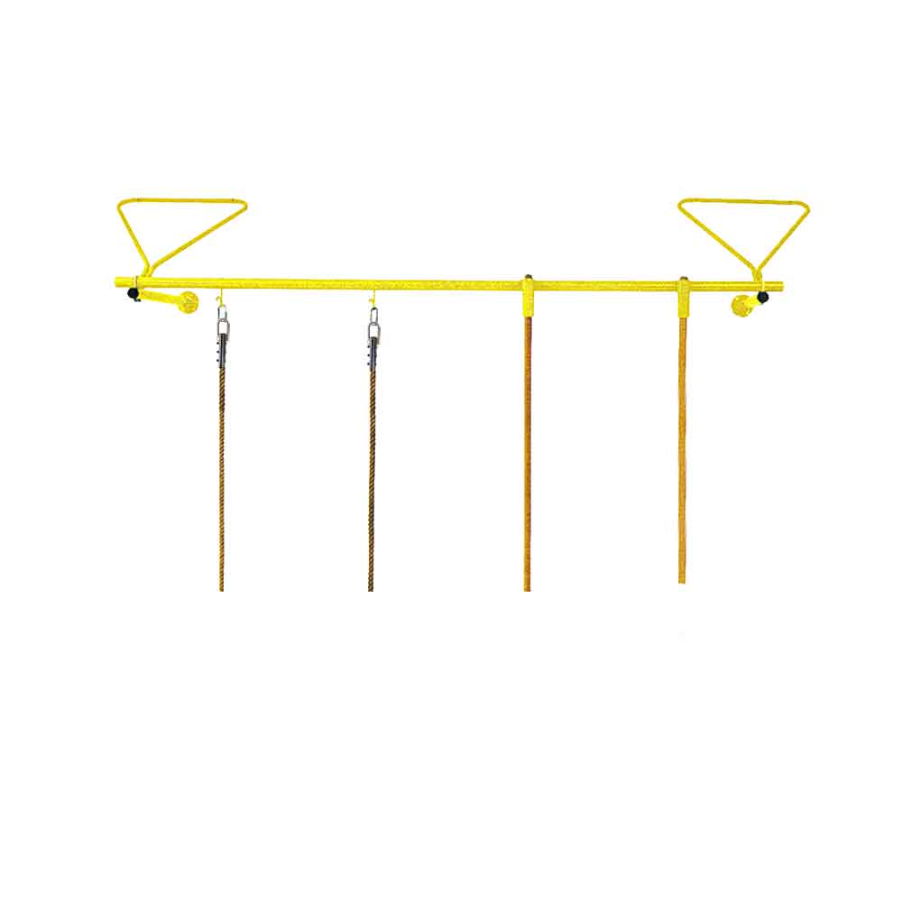 ART 5603 - 5604  CLIMB STAGE 2 ROPES 2 CLIMBING POLES