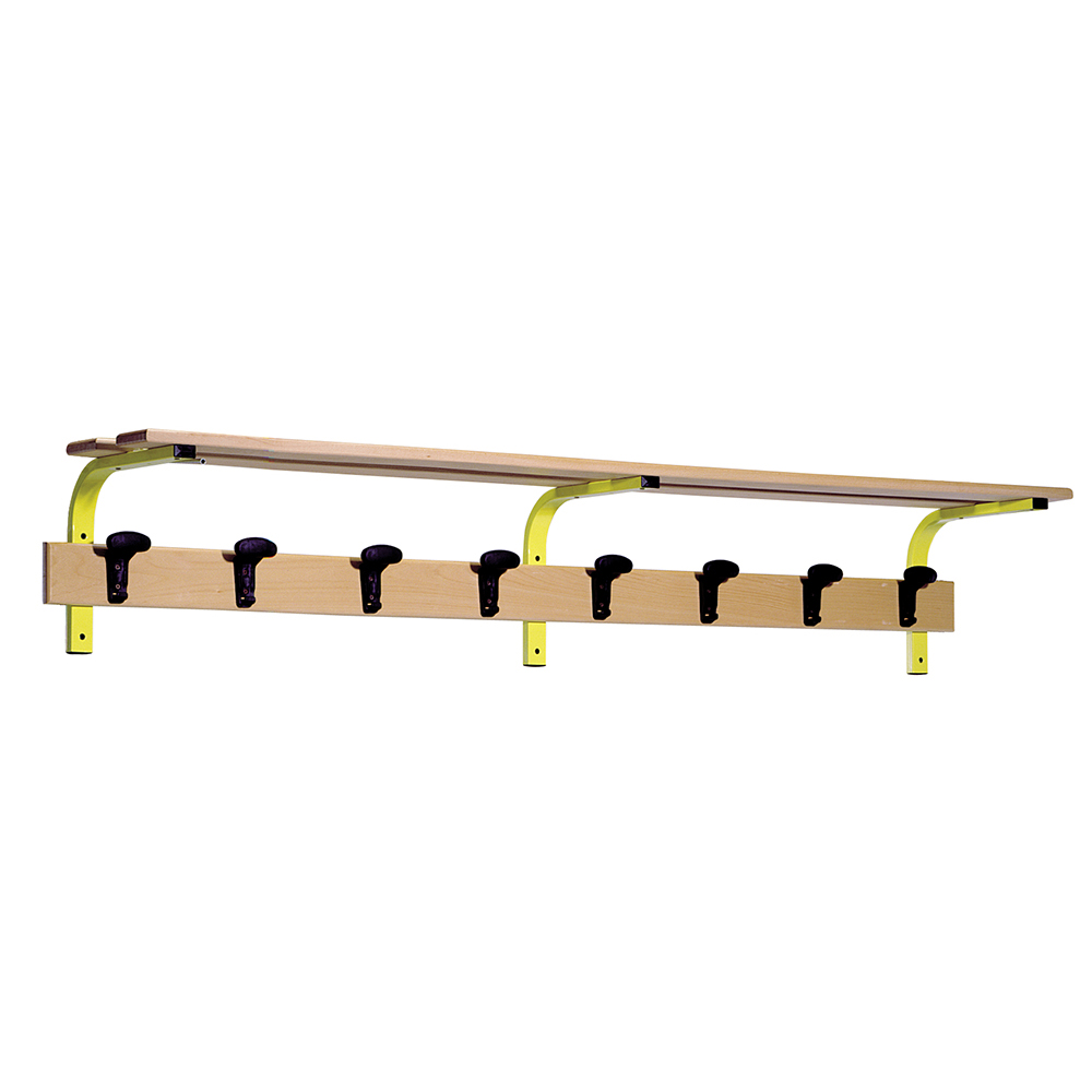 ART 6508  COAT HANGER/BRACKET FOR BAGS IN BEECH WOOD WALL MOUNTED