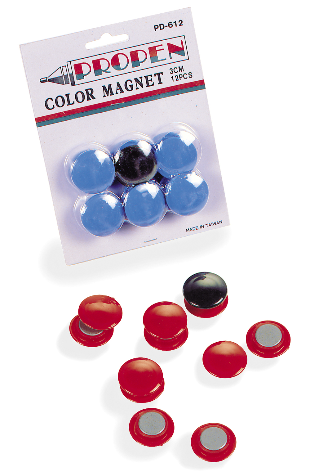 ART. 1082 RED MAGNETIC PIECES