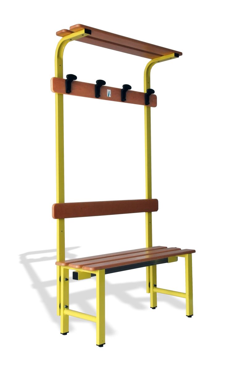 ART 6511 LOCKER ROOM BENCH IN BEECH WOOD