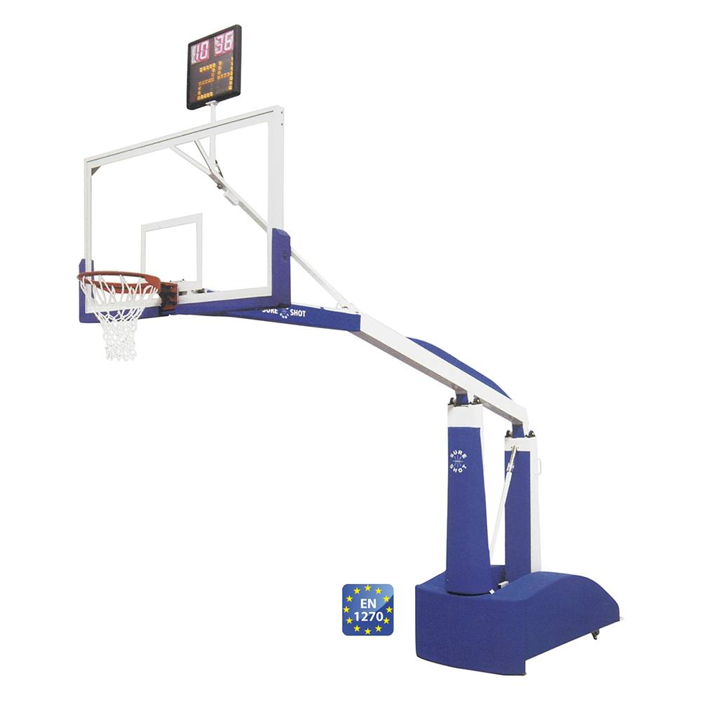 Basket canestro piantana h 2,6 m Schiavi Sport trasportabile pallacanestro 
